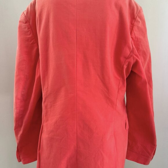Vintage Polo Ralph Lauren Pink Cotton Single Breasted Sport Jacket - Picture 4 of 5